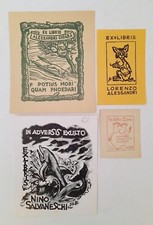♥ LOTTO 4 EX LIBRIS LORENZO