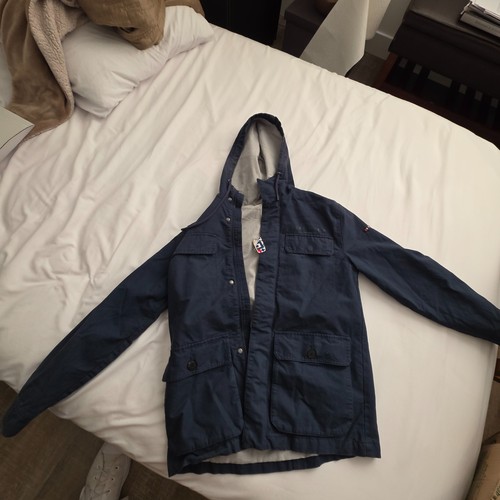Cappotto blu militare - , uomo