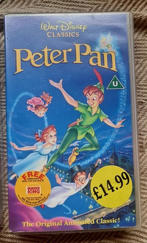 Peter pan vhs pal - pal, 1993