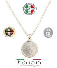 Collana con ciondolo moneta