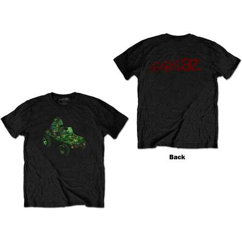 Shirt gorillaz gruppo - gruppo, verde