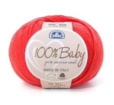DMC - 100% Baby, Pura Lana Merino, Gomitolo 50 g / 225 m,  art. 489 col. 051