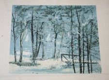 ♥ ADRIANO SPILIMBERGO Litografia Giorgio Borletti Arte Diffusione anni 80