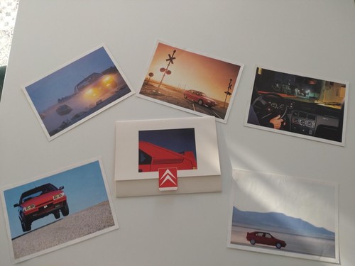 Fogli brochure citroen - bx, gti