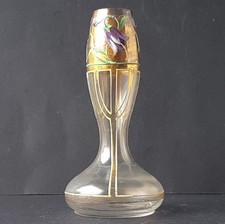 Vaso In Vetro Stile Liberty