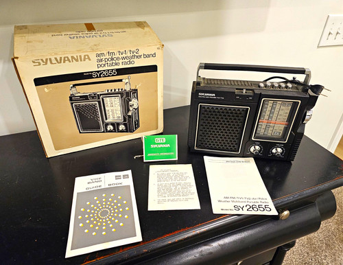 Radio epoca sylvania sy2655 - d'epoca,