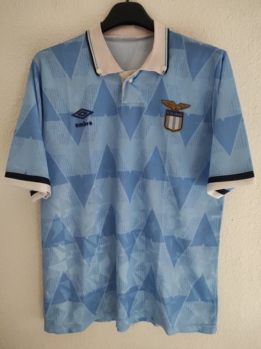 Lazio 1990 1991 camiseta - lazio, 1990-1991