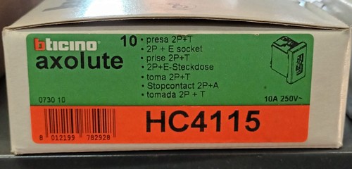 Axolute presa sicurezza 10a - presa,