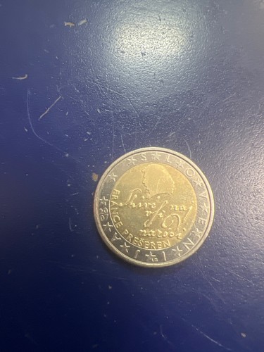 Moneta euro rara - 2, slovenia