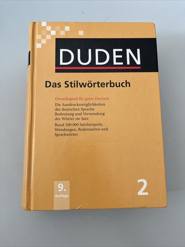 Duden das stilwörterbuch - stilwörterbuch, 02