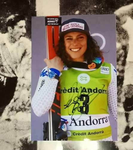 Autografo federica brignone - federica,