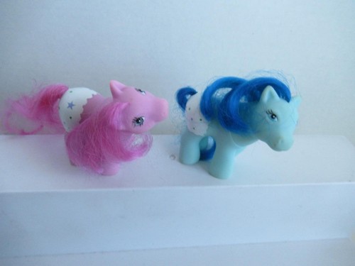Pony bambino rosa blu con - 2,