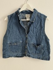 Gilet denim vintage donna