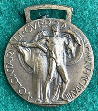 medaglia Guerra volontari