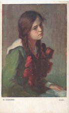 B511 Cartolina d'arte H. Gaigher - Linda