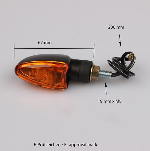 Mini lampeggiante moto - da,
