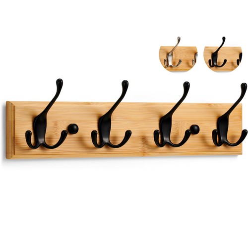 Appendiabiti parete legno 4 - parete,