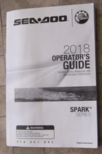 SEA DOO SPARK 2018 OPERATOR'S GUIDE 219001842 INGLESE