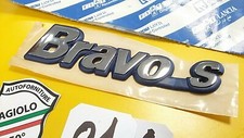 SCRITTA "BRAVO S" LOGO EMBLEMA STEMMA  BADGE SIGLA FREGIO ORIGINALE FIAT BRAVO