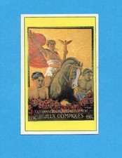 OLYMPIA-1972-PANINI-Figurina DA INCOLLARE! n.5- POSTER GIOCHI OLIMPICI -Rec