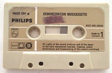 Mc Philips Demonstration Musicassette  99020 CDF Musicassetta Vintage Cassette