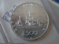 REPUBBLICA 500 LIRE CARAVELLE