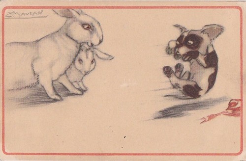 Cpa fantaisie illustration par - fantaisie,