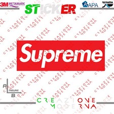 ADESIVO STICKER LOGO SUPREME