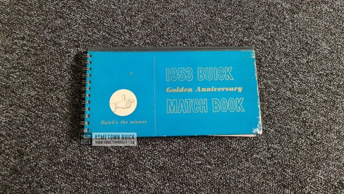 Libro fiammiferi buick 1953 - libro,