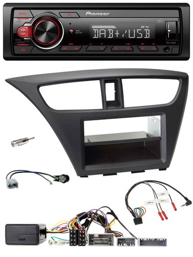 Pioneer mp3 1din dab usb - pioneer,