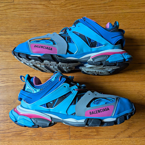 Balenciaga track sneaker blu - balenciaga, 'blu