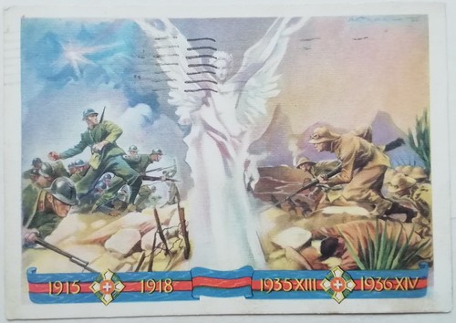 Cartolina arma fanteria - cartolina,