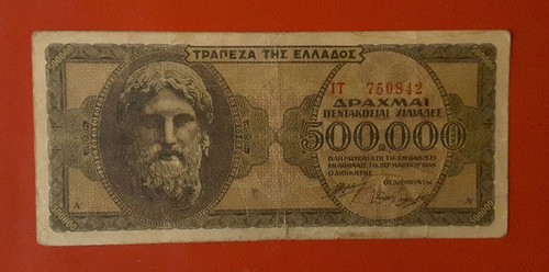 Banconota 500000 dracme 1944 - banconota,