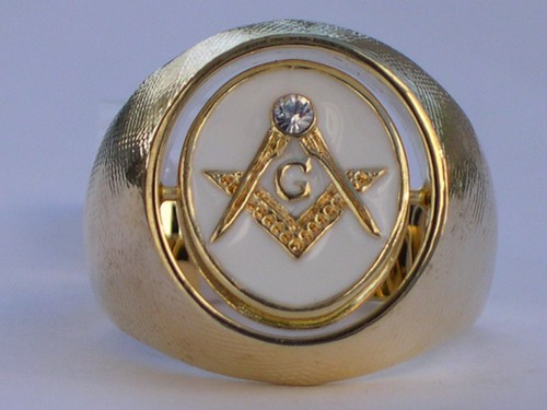 Anello uomo massonico muratore
