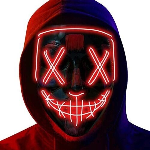 Maschera led halloween - di,