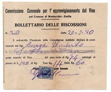 MONTECCHIO EMILIA BOLLETTA