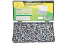 SERIE SET KIT ASSORTIMENTO 110 TESTINE INNESTO PER INGRASSATORI