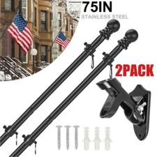 2x Kit Palo Bandiera 6Ft Palo
