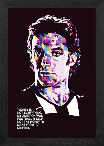 Del piero quote poster - arte, da