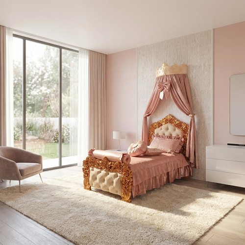 Letto singolo barocco - singolo,