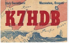 Scheda radio qsl 1958 - qsl,