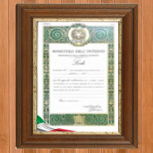 Cornice legno noce finto - legno,