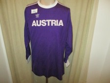 Austria Vienna Adidas maglia manica lunga matchworn 1978/79 "AUSTRIA" + n.14 taglia L