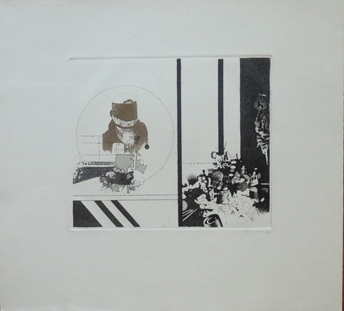 Gianfranco ferroni acquaforte - ,