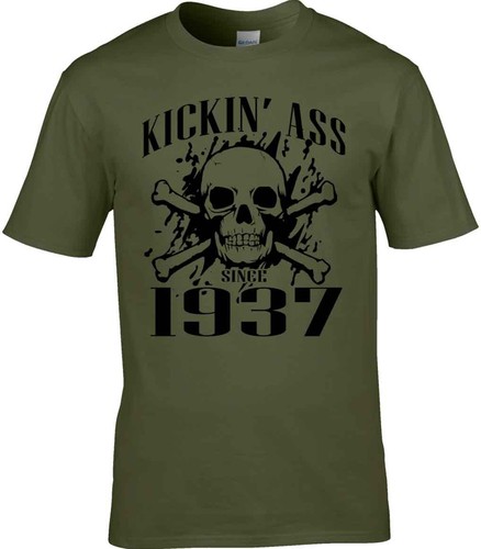 Maglietta kickin ass dal 1937 - maglietta, kickin'