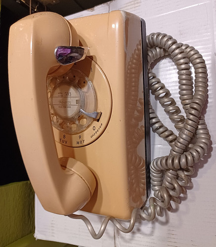 Telefono parete vintage - telefono,