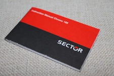 Libricino booklet SECTOR CHRONO 185 originale vintage