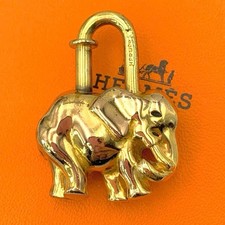 HERMES Cadena Elephant Charm