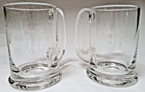 Pair two antique glass - antique,