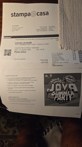 Coppia biglietti concerto - coppia,